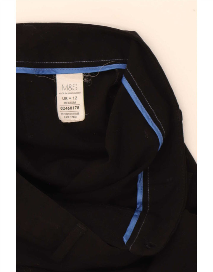 Женские брюки костюма Bootcut Marks & Spencer UK 12 Medium W32 L30 черные