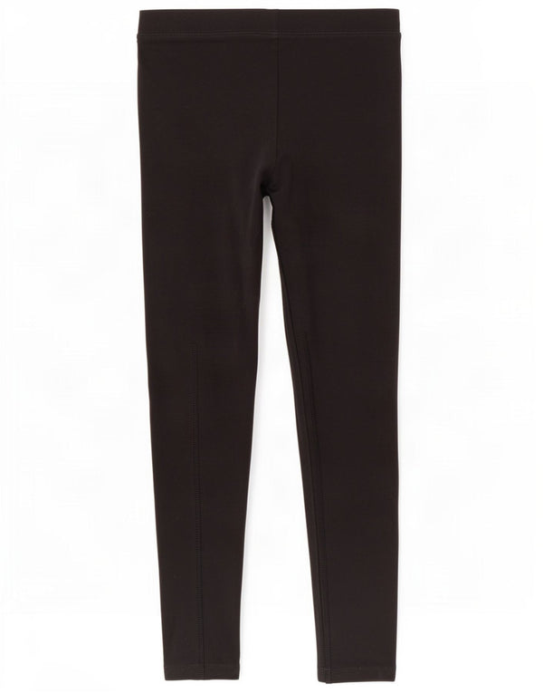 Женские леггинсы Marks & Spencer UK 10, маленькие черные хлопковые