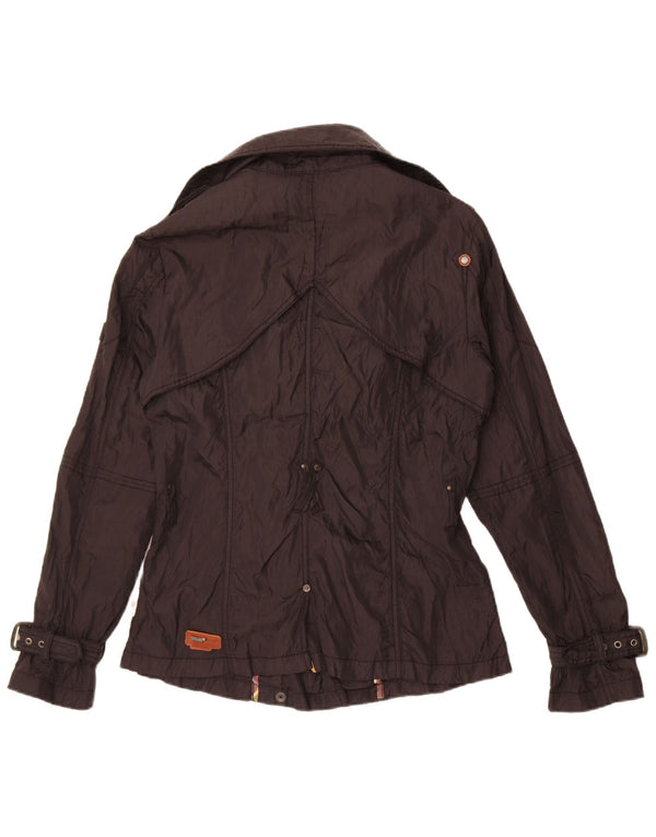 Женская двубортная ветровка Trademark UK 14, средний черный цвет