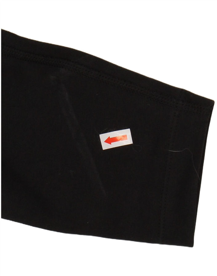 Женские леггинсы с рисунком NIKE UK 8, маленькие черные хлопковые