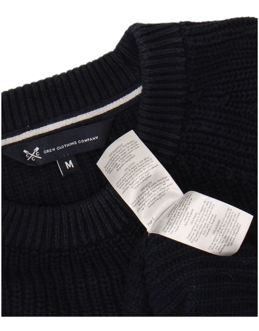 ОДЕЖДА ДЛЯ ЭКИПАЖА Женский джемпер с вырезом «лодочка» UK 14 Средний темно-синий