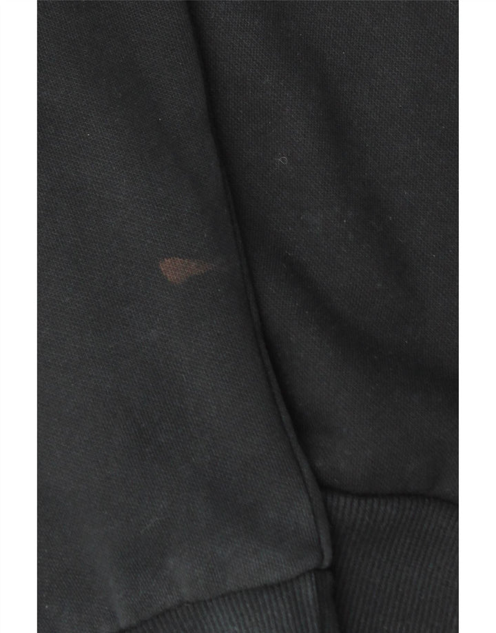 Мужской джемпер с капюшоном PUMA, черный, хлопковый, среднего размера