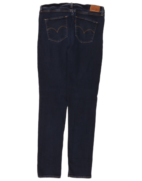Женские джинсы скинни Levi's W31 L30, темно-синий, хлопок