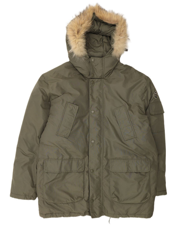 Мужское стеганое пальто с капюшоном Gas UK 44 2XL, хаки