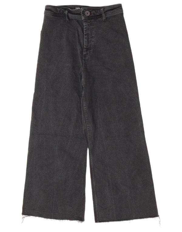 Женские прямые джинсы Zara The Marine с высокой посадкой EU 38 Small W28 L24 Серые