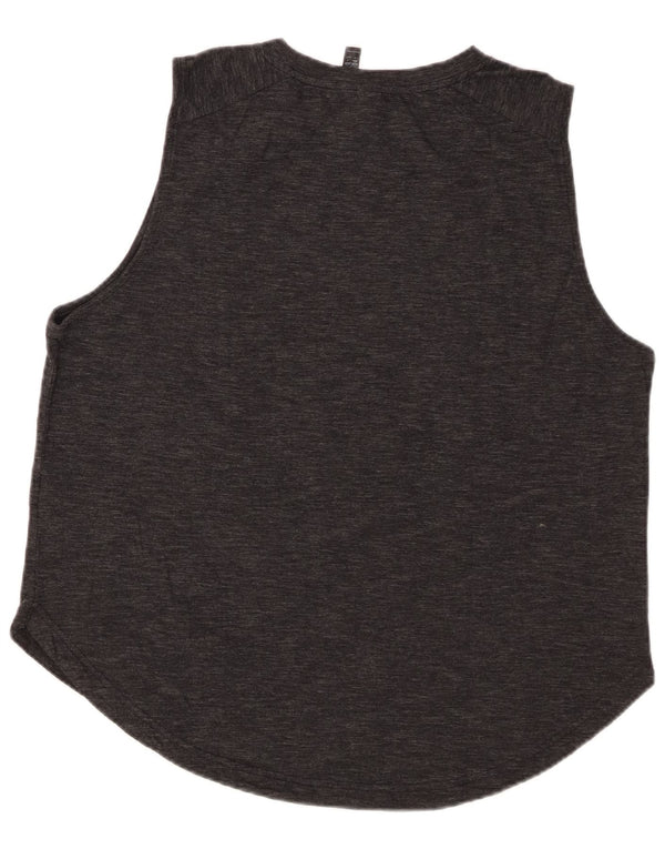 Женский жилет с рисунком ADIDAS UK 16/18, большой серый в крапинку