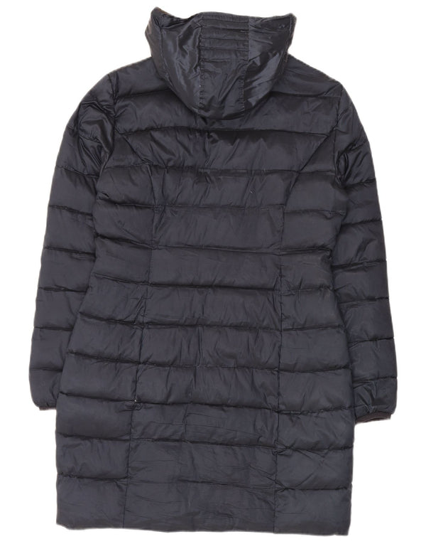 Женское стеганое пальто с капюшоном Ellesse UK 18 XL, черный полиэстер