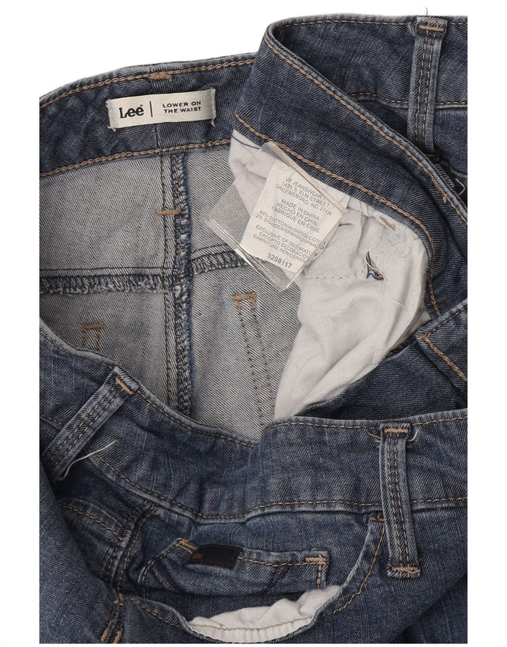 Джинсы Lee женские капри W34 L18 синие, хлопок