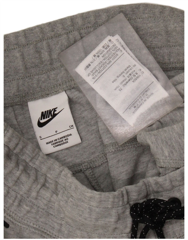 Мужские спортивные брюки NIKE, джоггеры, маленькие серые, хлопковые
