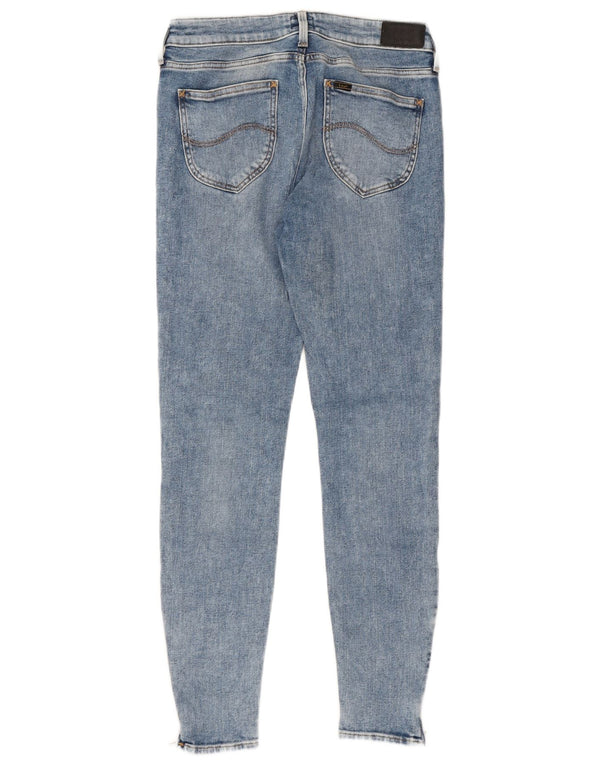 Женские укороченные джинсы скинни LEE Scarlett W28 L27, синий хлопок