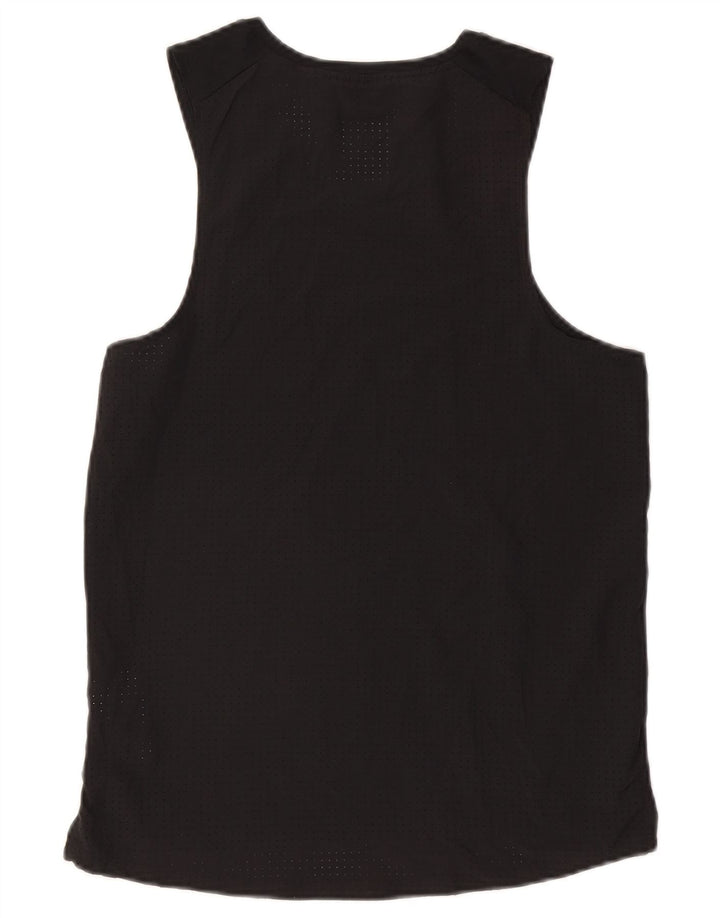Мужской жилет с графическим принтом Nike Dri Fit, маленький черный полиэстер