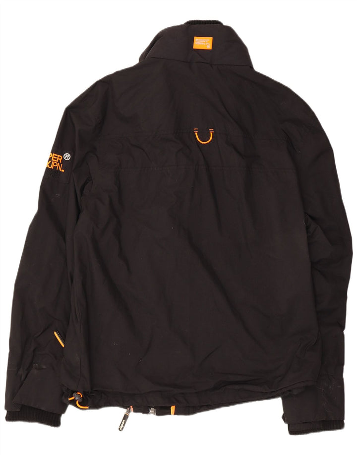 Женская дождевик Superdry UK 20 2XL, черный нейлон