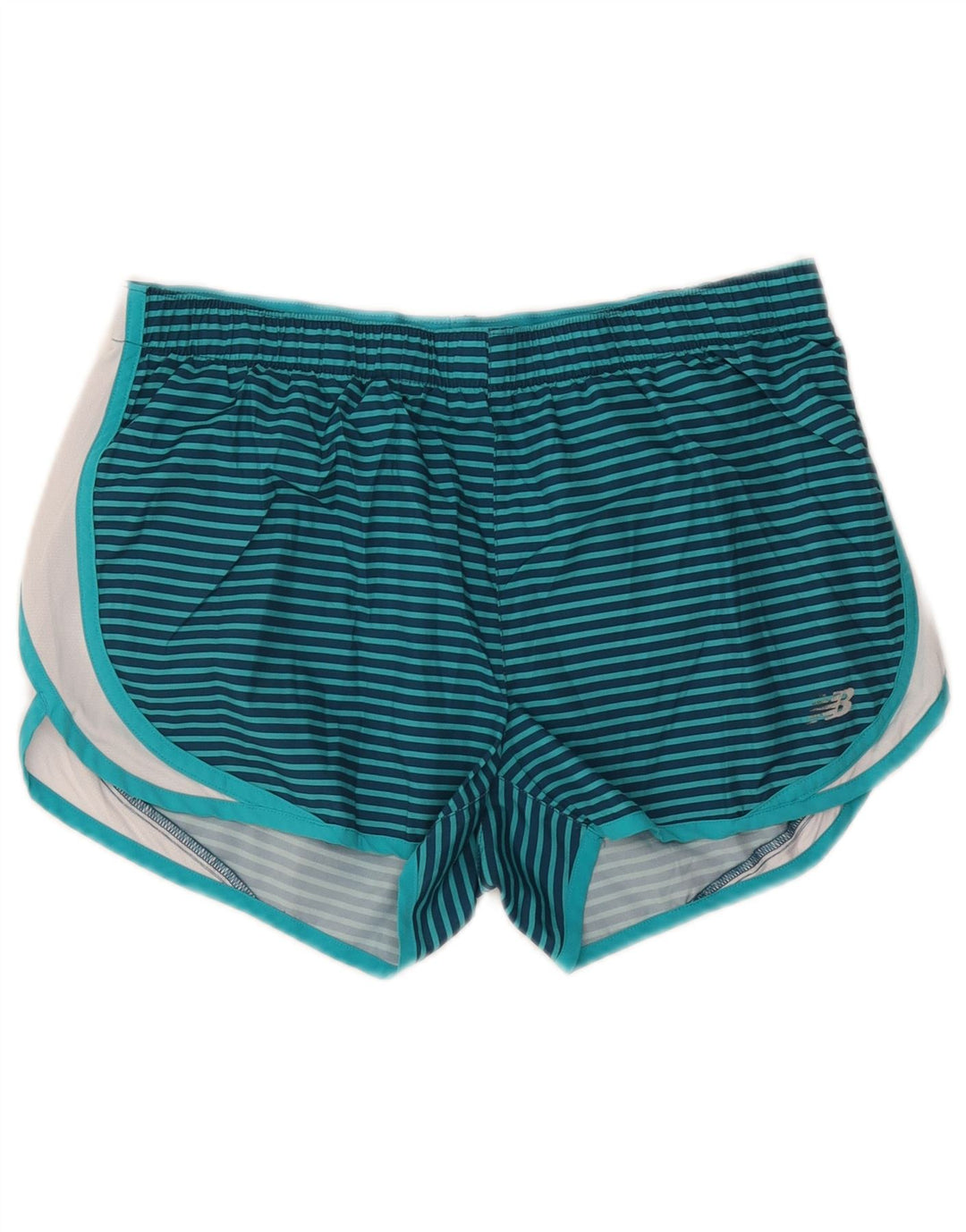 Женские спортивные шорты NEW BALANCE UK 14, средние темно-синие в полоску