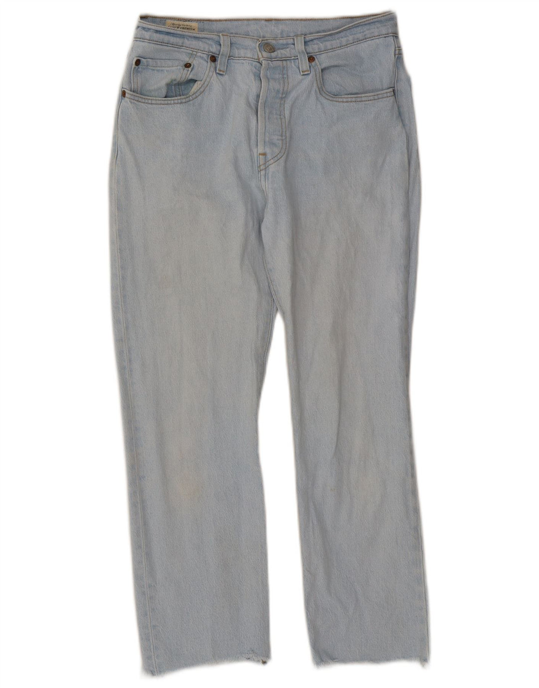 Женские прямые джинсы Levi's 501 W27 L26 синие, хлопок