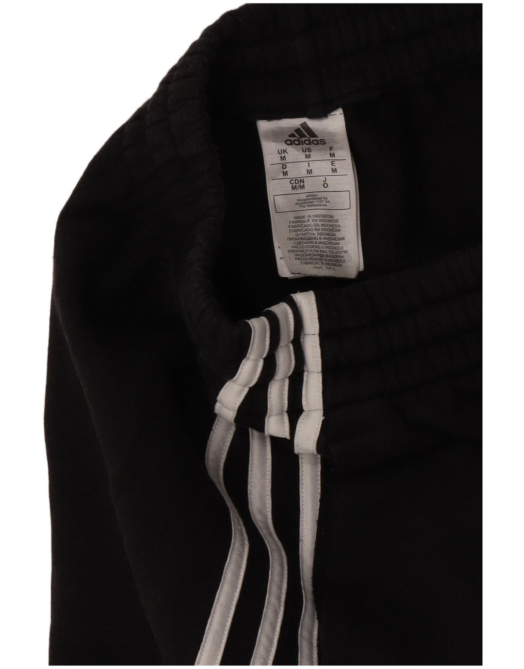 Мужские спортивные брюки Adidas, джоггеры, средний черный, хлопок
