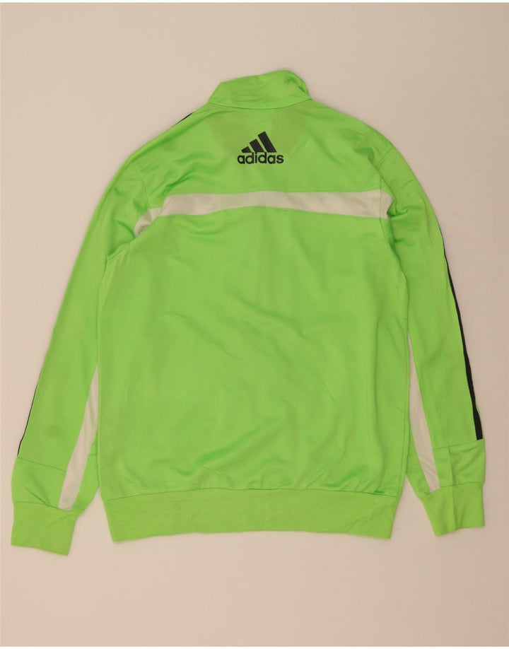 Мужской спортивный костюм ADIDAS с графическим рисунком, верхняя куртка, маленький зеленый полиэстер с цветными блоками