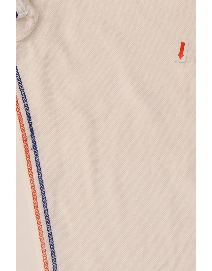 GAS Mens Polo Shirt Medium White