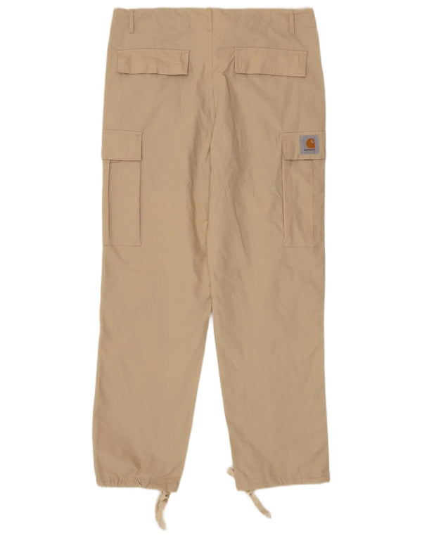 Мужские прямые брюки карго Carhartt Medium W34 L29, бежевые, хлопок