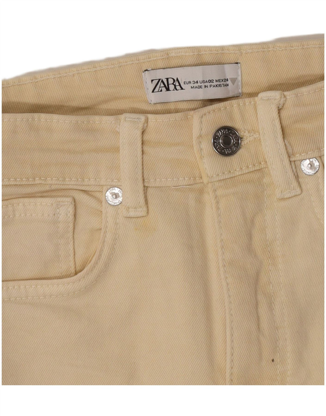 Женские джинсы Bootcut Zara EU 34 2XS W24 L24 Бежевые
