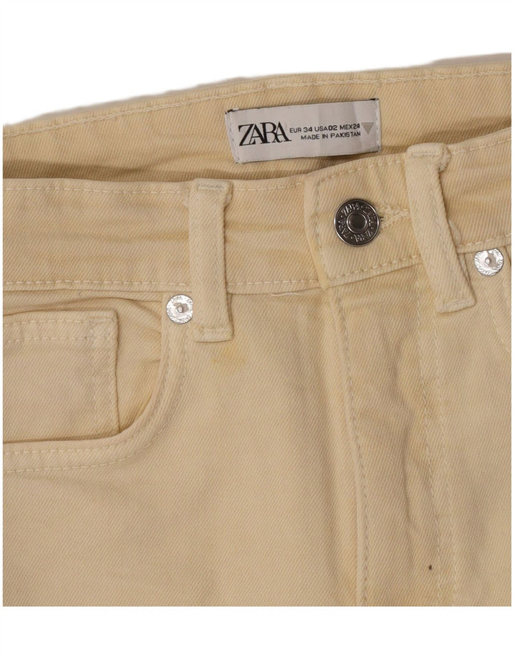 Женские джинсы Bootcut Zara EU 34 2XS W24 L24 Бежевые