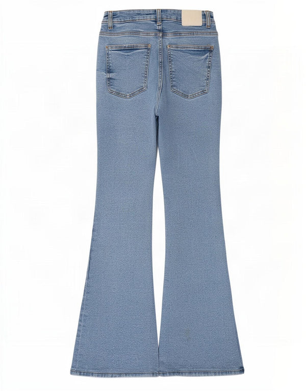 Женские расклешенные джинсы Zara EU 36 XS W26 L31, синий хлопок