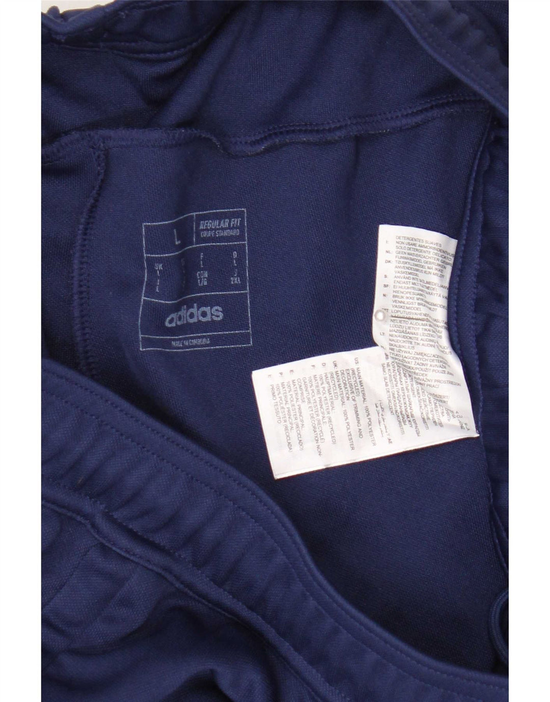 Мужские спортивные шорты Adidas Aeroready Regular Fit, большие темно-синие полиэстеровые шорты