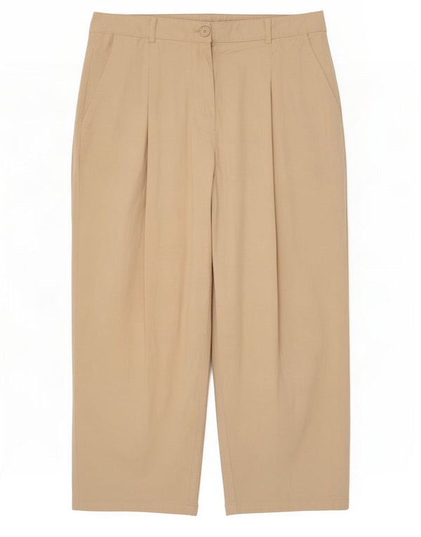 Женские брюки чинос Zara XL W32 L25, бежевый хлопок