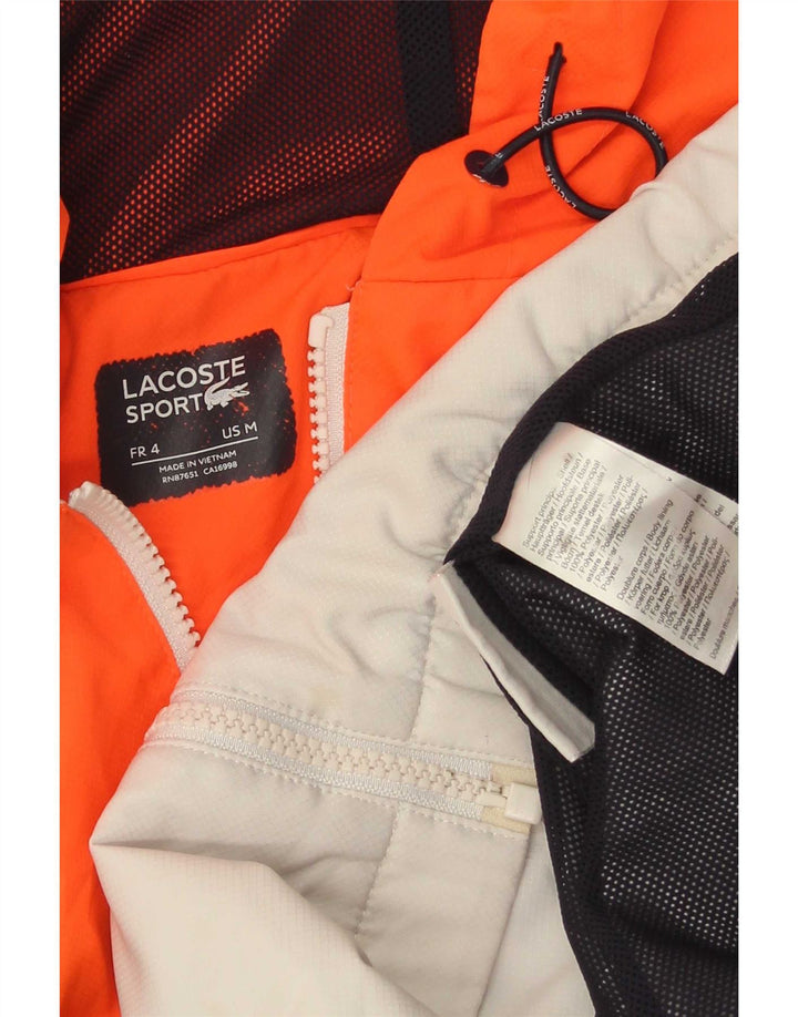 Мужской спортивный костюм Lacoste, верхняя куртка, размер 4, средний, разноцветный, с цветными блоками