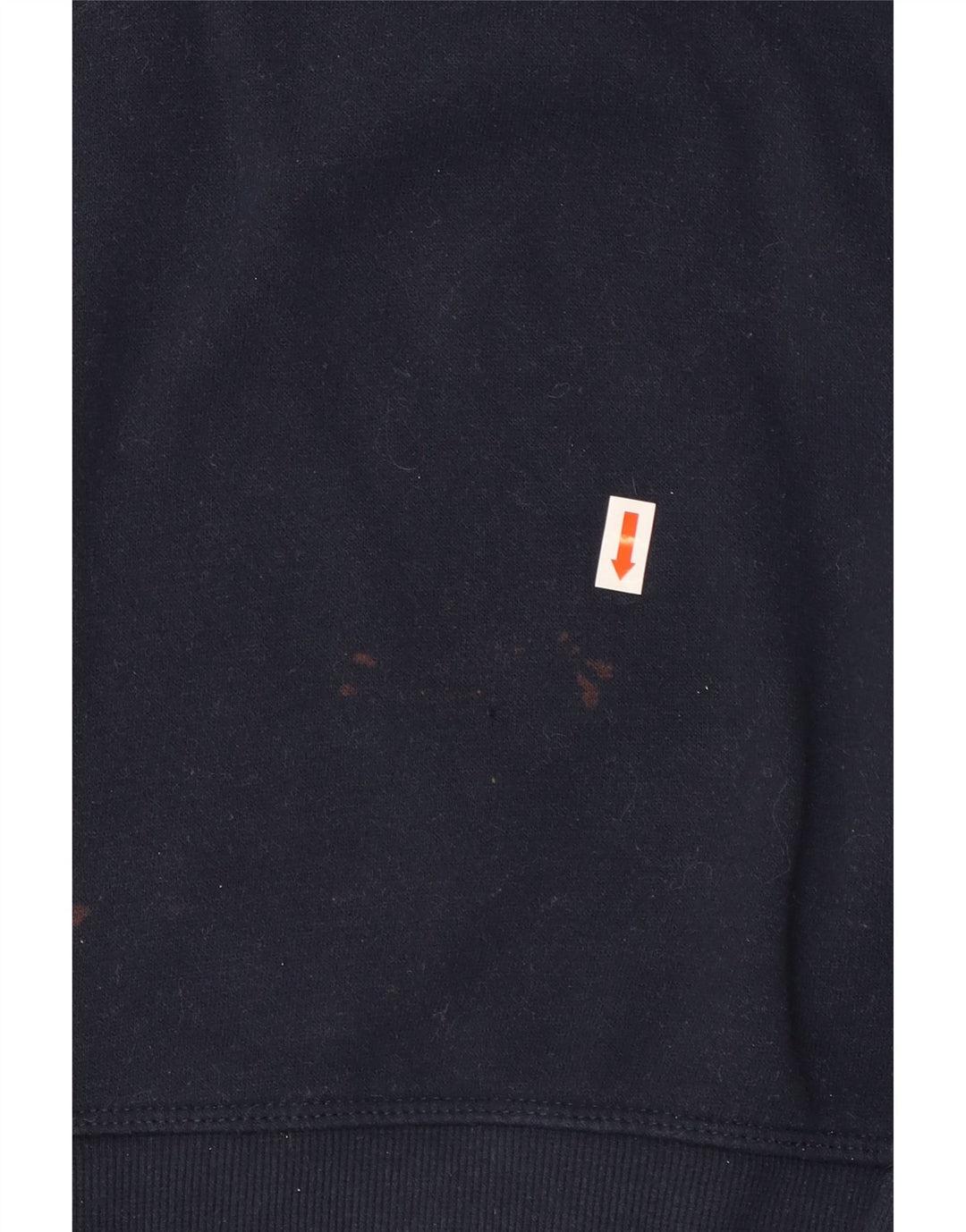 TOMMY HILFIGER Womens Oversized Sweatshirt Jumper UK 10 Small Navy Blue Vintage Tommy Hilfiger and Second-Hand Tommy Hilfiger from Messina Hembry 