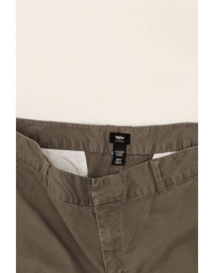 MOSSIMO Womens Chino Shorts US 22 3XL W44  Brown Cotton Vintage Mossimo and Second-Hand Mossimo from Messina Hembry 
