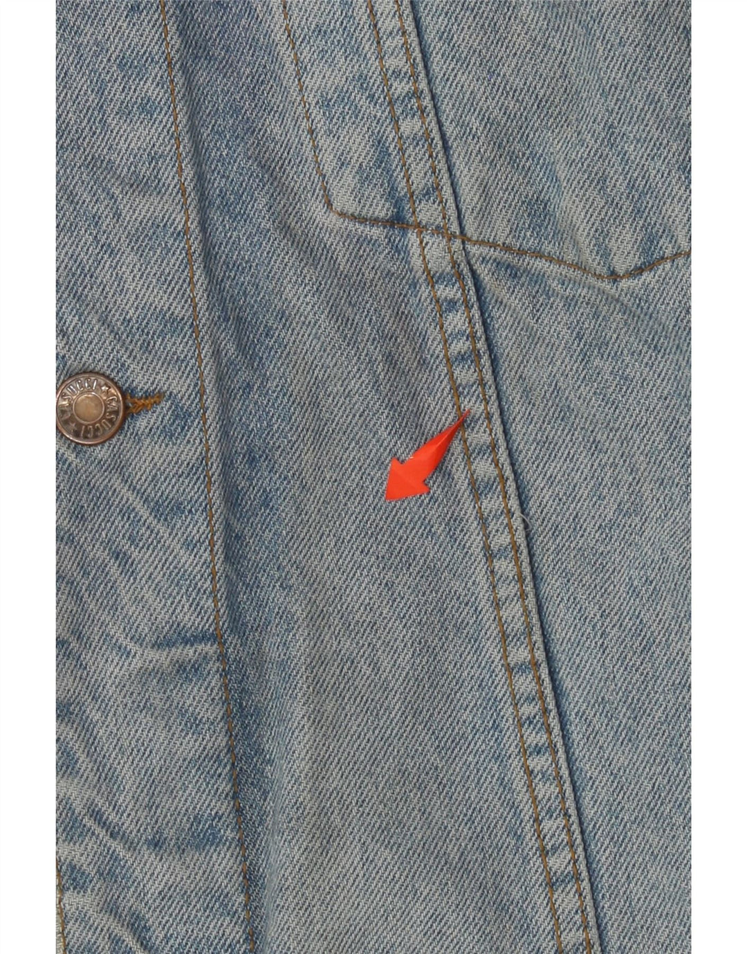 Мужская джинсовая куртка CASSUCI UK 42 XL, синяя, хлопок