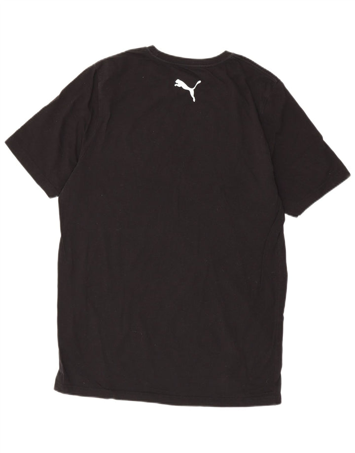 Мужская футболка Puma, большой черный хлопок