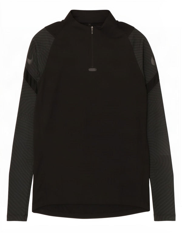 Мужской пуловер Nike Dri Fit с графическим принтом, спортивный костюм, маленький черный в тонкую полоску