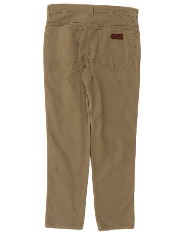 WRANGLER Мужские эластичные прямые повседневные брюки в стиле Техас W32 L28, зеленый хлопок