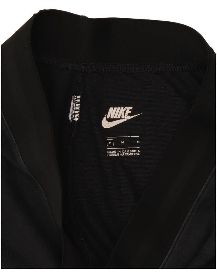 Женские леггинсы с рисунком Nike UK 12, средние, черные