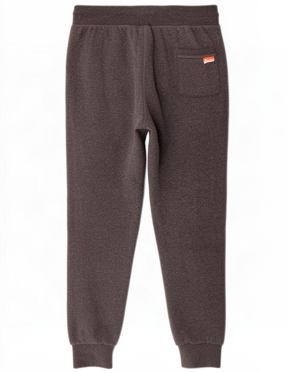Superdry Womens Tracksuit Trousers Joggers UK 16 Large Grey Flecked Sports