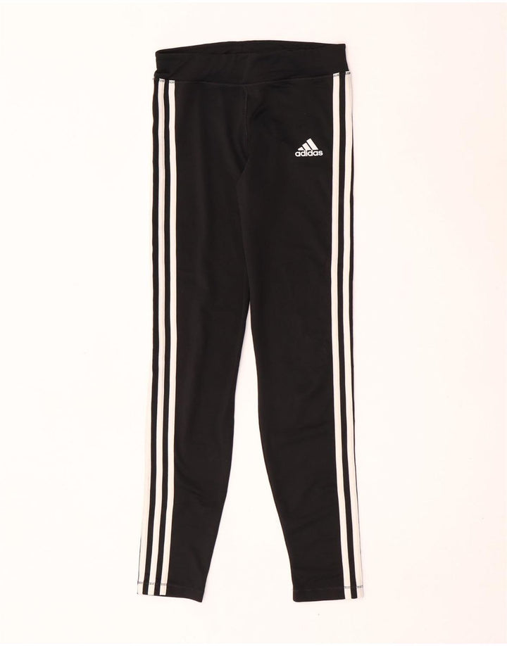 Леггинсы Adidas для девочек Climalite 13-14 лет, большой черный полиэстер