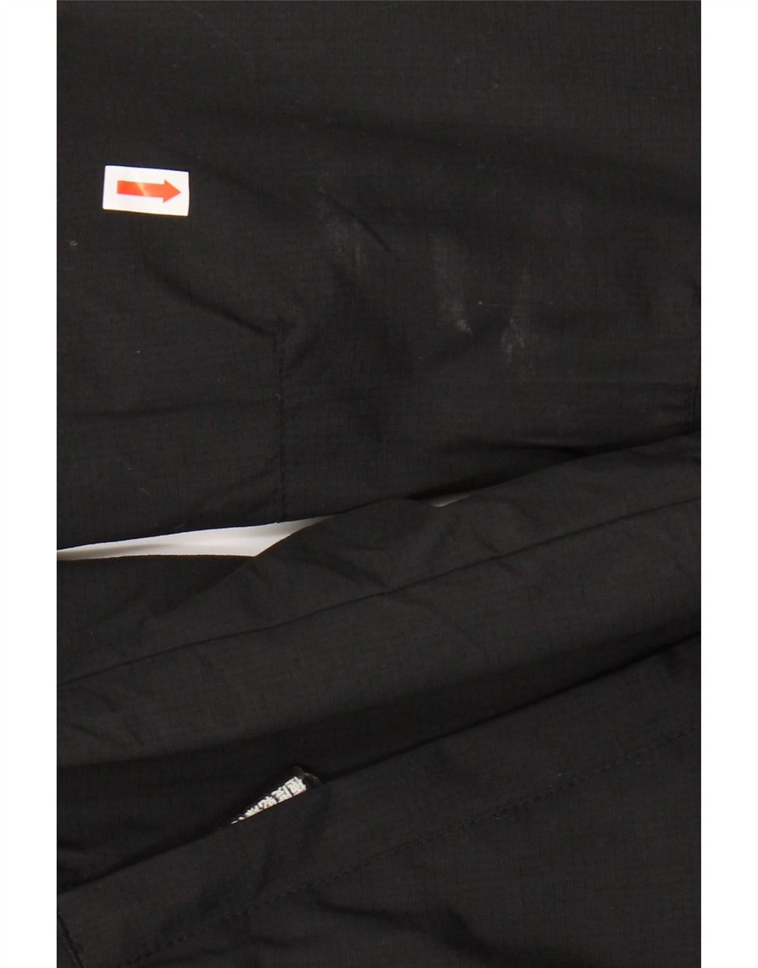 SUPERDRY Женская ветровка с капюшоном UK 12, средний черный нейлон