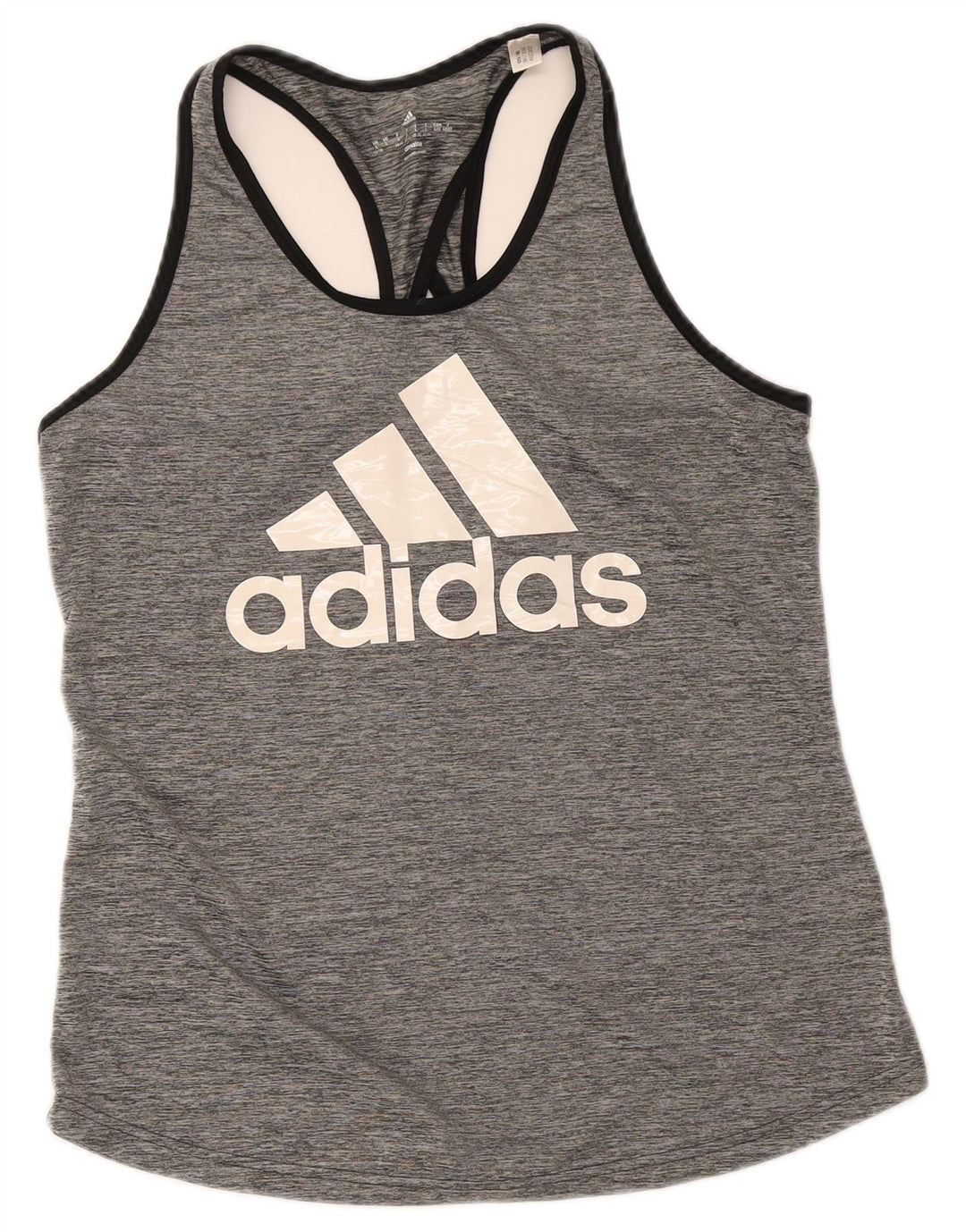 Женский жилет Adidas с графическим рисунком UK 16/18, большой серый полиэстер