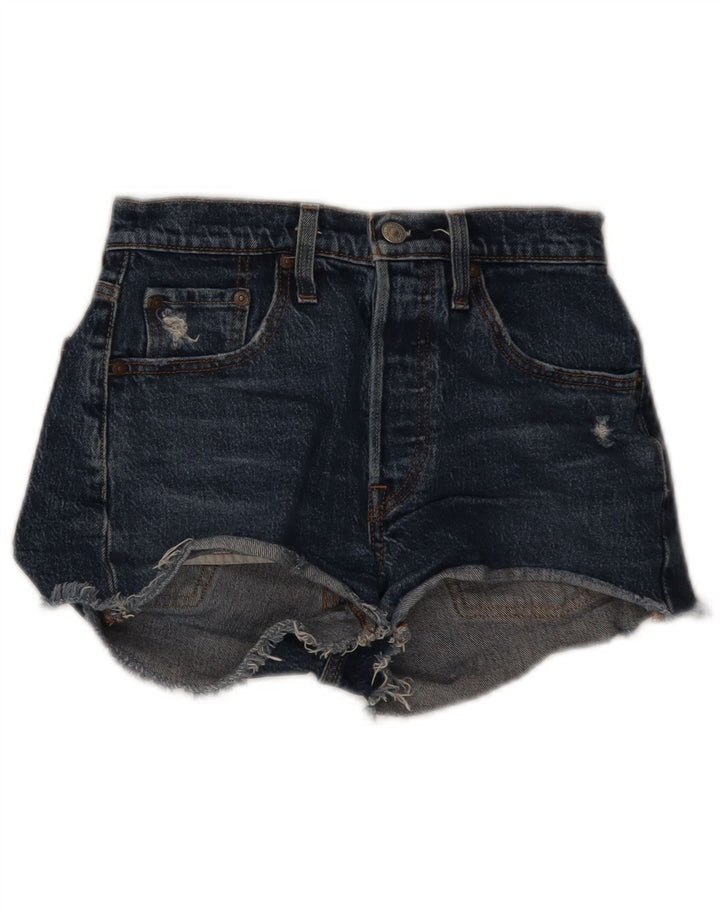 Женские джинсовые шорты Levi's 501 W26, маленькие синие