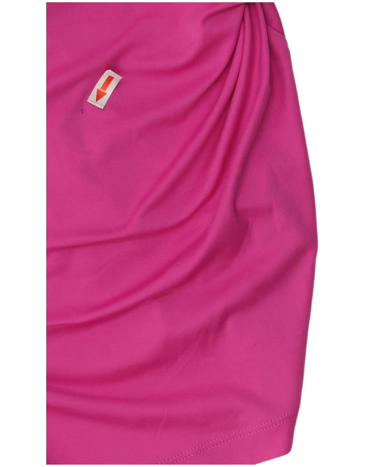 Женский жилет с графическим принтом Nike Dri Fit UK 10, маленький розовый полиэстер с цветными блоками