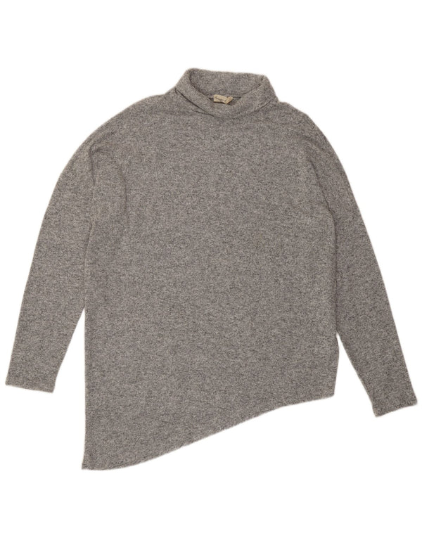 Женский джемпер с высоким воротником Phase Eight, Великобритания, 18 XL, серый вискоза