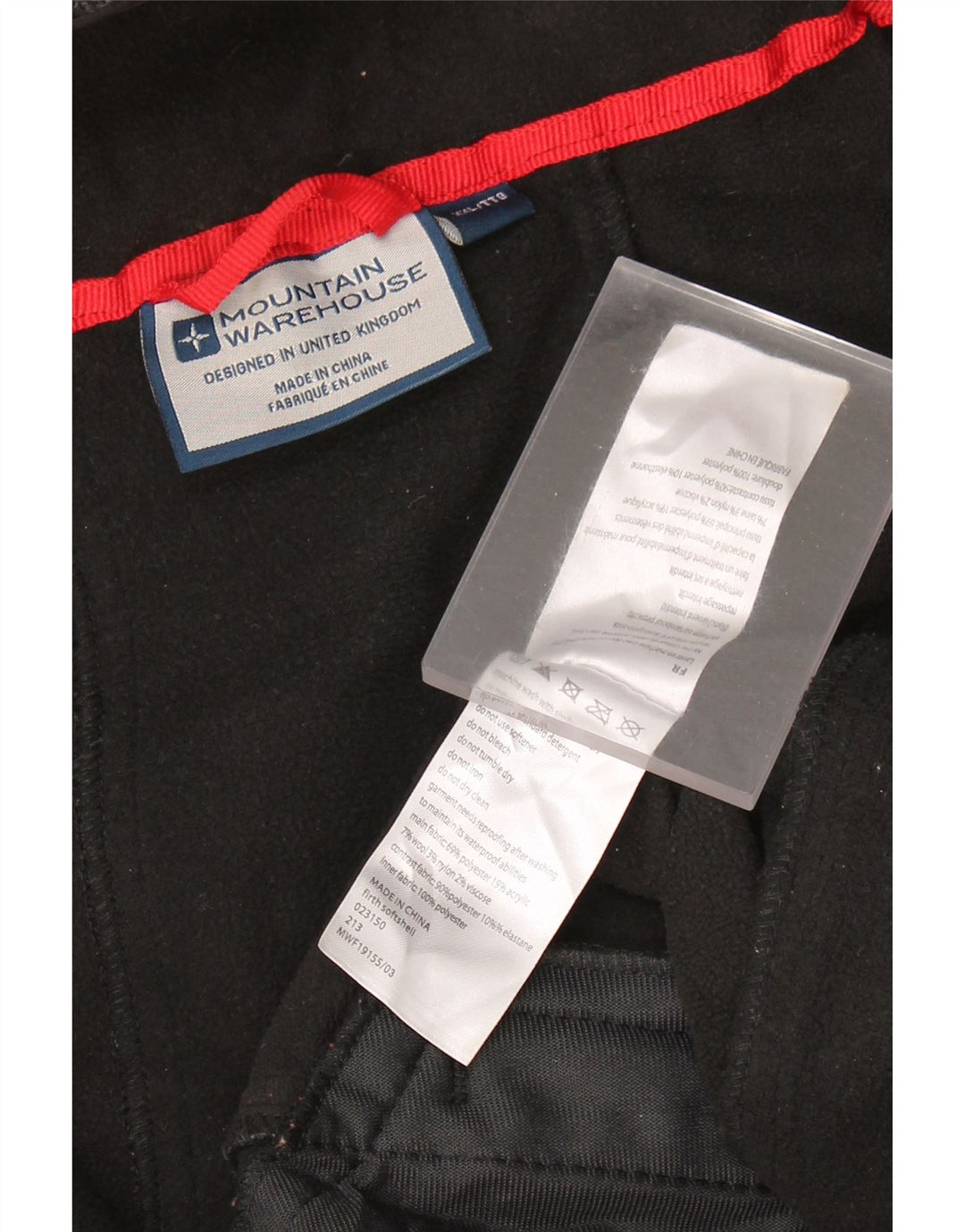 MOUNTAIN WAREHOUSE Мужской спортивный костюм с капюшоном, верхняя куртка 2XL, серый с цветными блоками