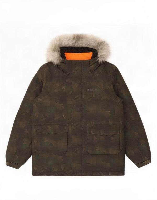 Куртка-ветровка для мальчиков Mountain Warehouse, камуфляж цвета хаки, 12–13 лет