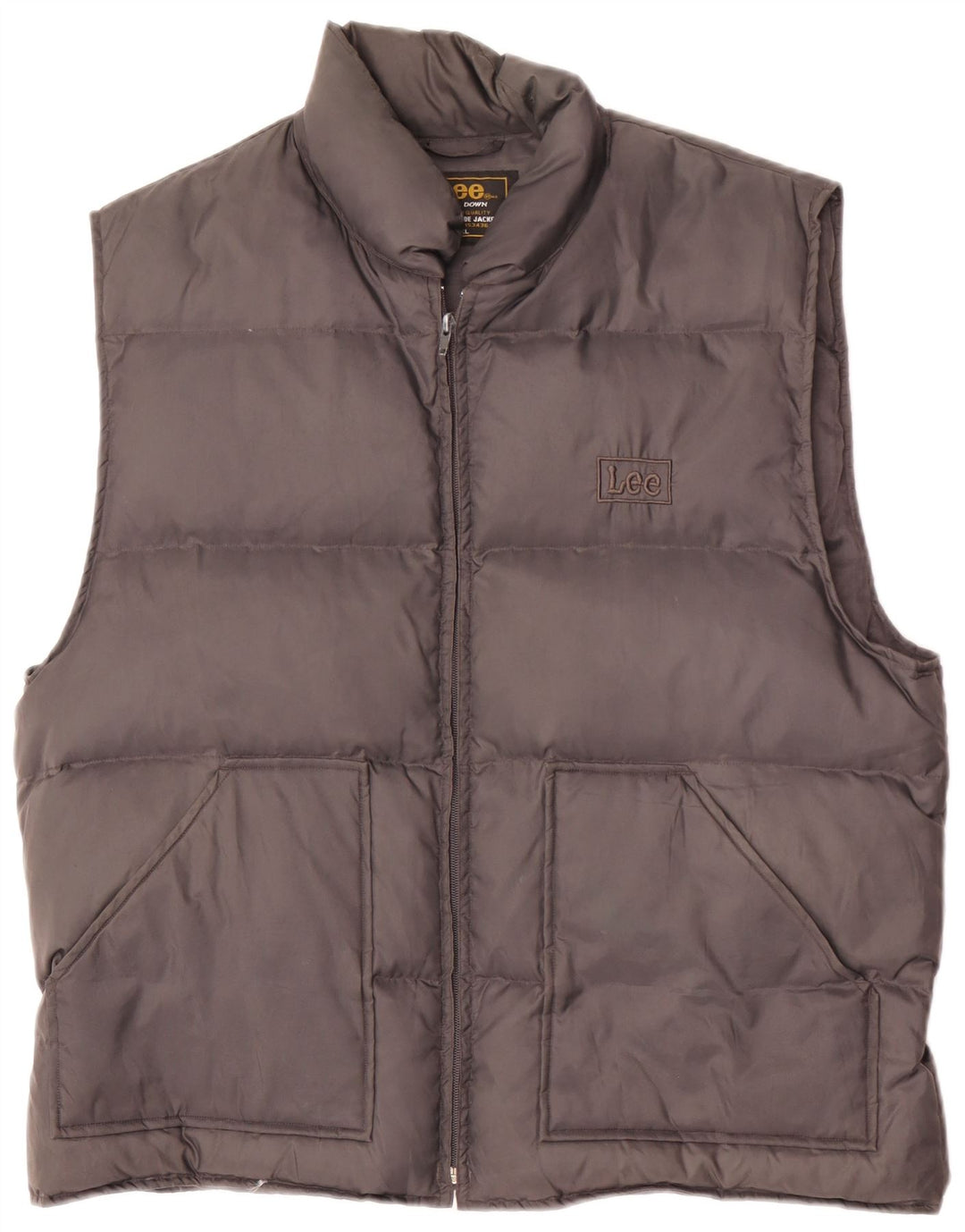 Мужской жилет с подкладкой Lee UK 42 XL, серый нейлон