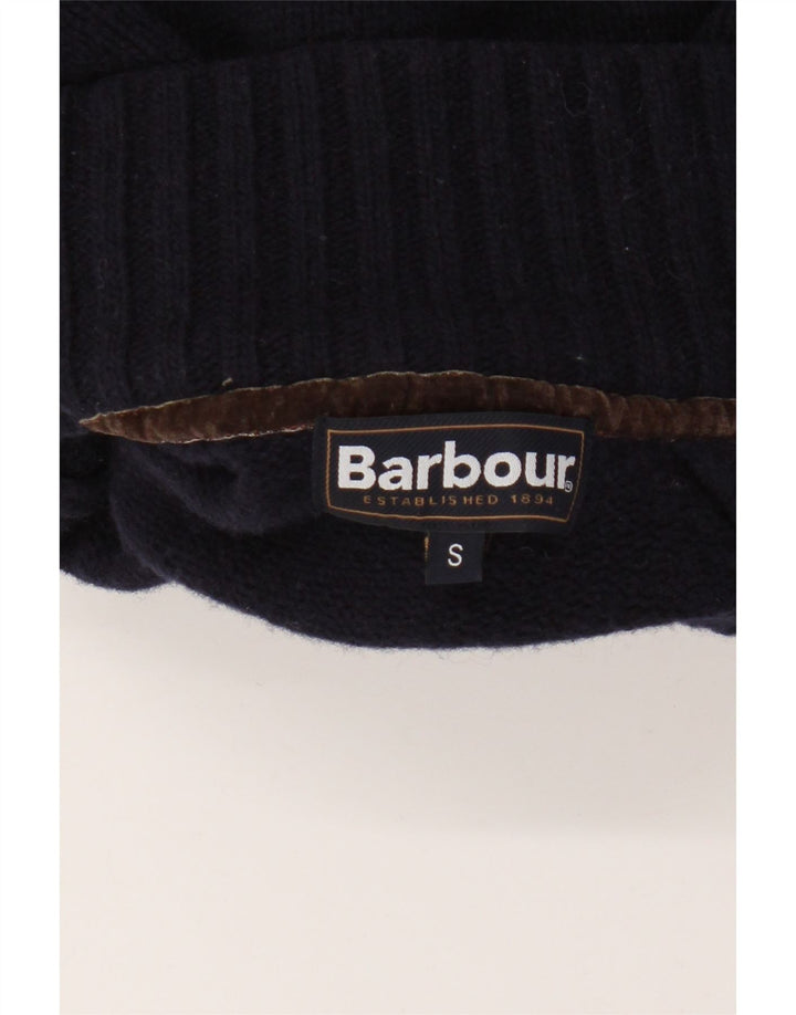Мужской джемпер на пуговицах BARBOUR, маленький темно-синий