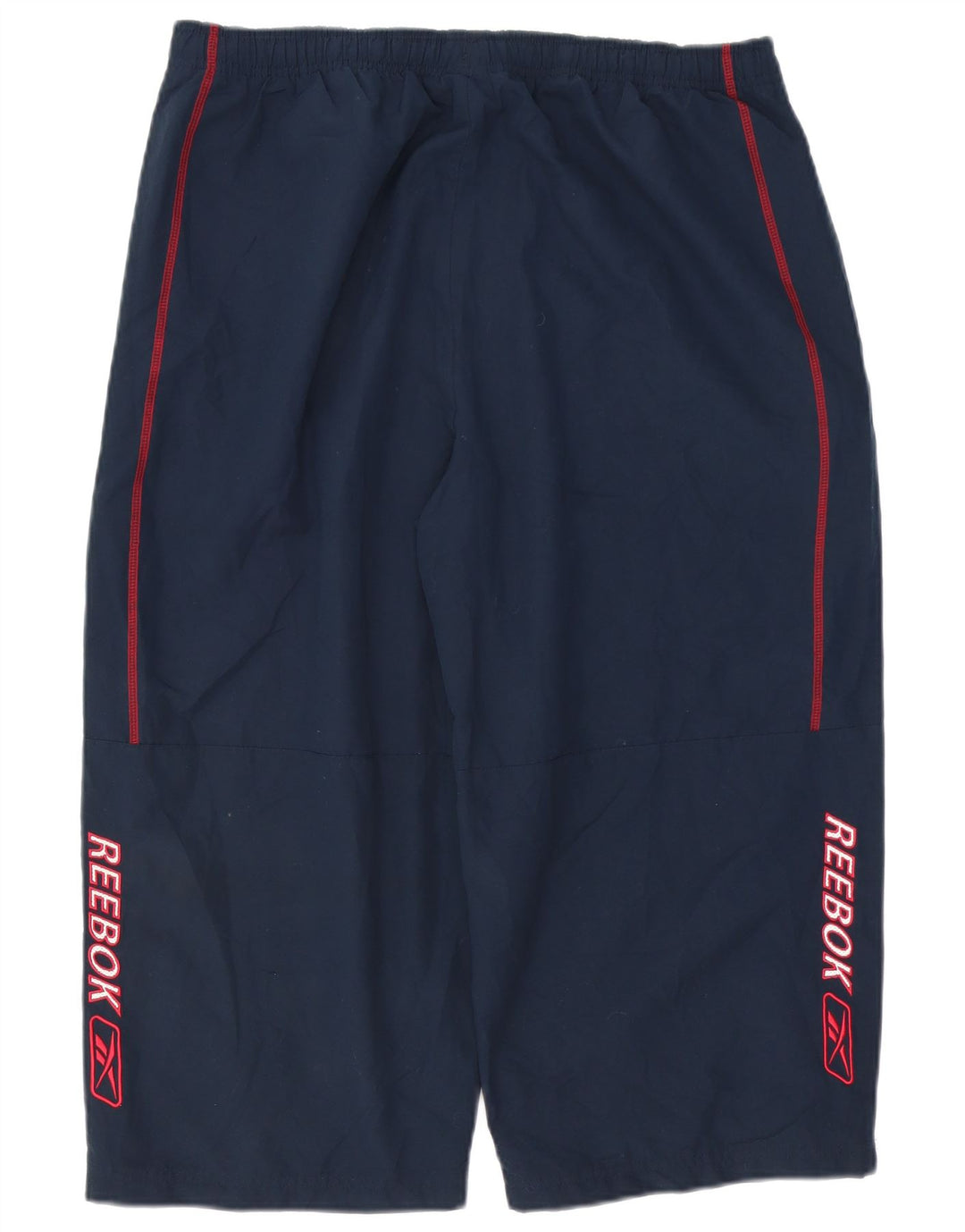 Мужские спортивные брюки-капри Reebok XL, темно-синие, полиэстер