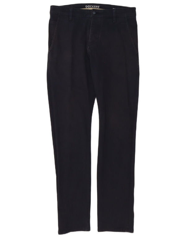 Мужские узкие брюки-чиносы Dockers W30 L32, темно-синие, хлопок