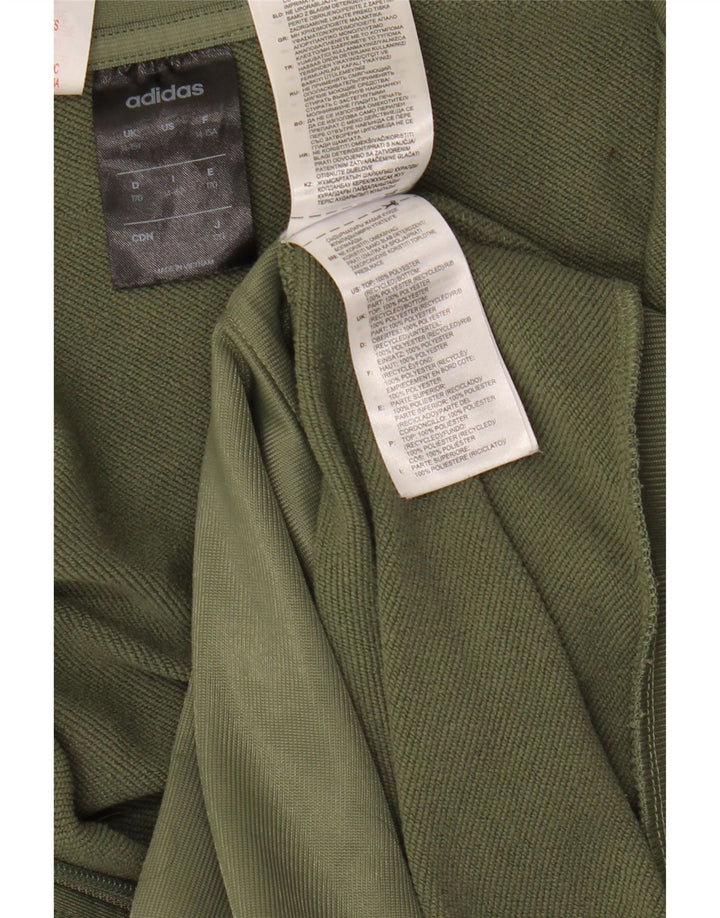 Спортивный костюм ADIDAS для мальчиков с графическим рисунком, верхняя куртка 14–15 лет, зеленый полиэстер