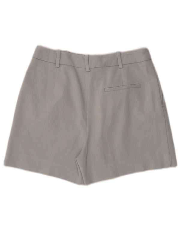 Женские шорты чинос с высокой талией Zara, средний размер, W28, синие, хлопок
